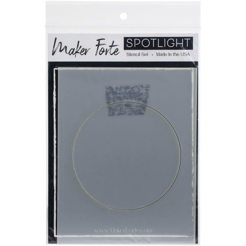 Maker Forte Stencils A2 Spotlight Circle