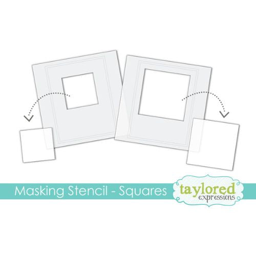 Taylored Expressions MASKING STENCILS - SQUARES