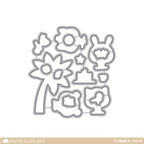 Mama Elephant Summer Days - Creative Cuts