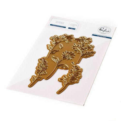 Pinkfresh Studio Sweet Friend Layering Floral hot foil plate RETIRED