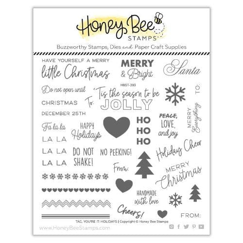 HoneyBee Tag, You're It: Holidays | 6x6 Stamp Set