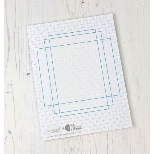 Taylored Expression MISTI DOUBLE-SIDED GRID PAPER