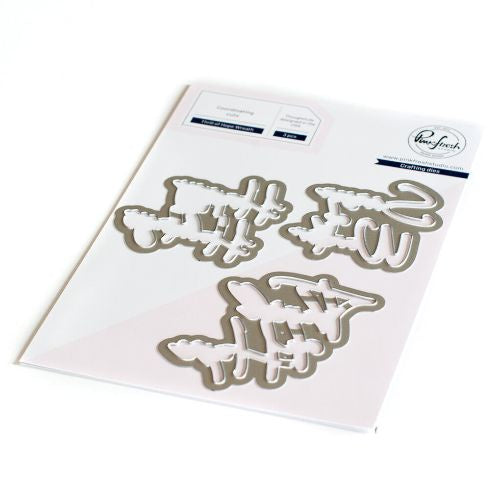 Pinkfresh Studio Thrill of Hope stamp, die bundle Retired