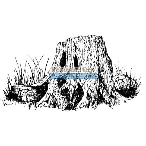 Peddlers Den Wood Spirit Stump Facing Left T5-115D - No Mounting - Auzz Trinklets N Krafts