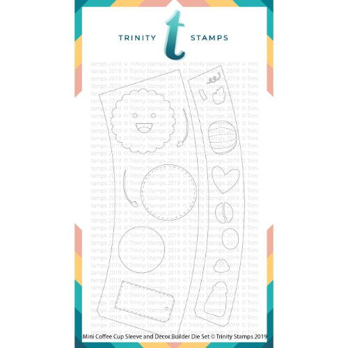 Trinity Stamps Mini Coffee Cup Sleeve and Decor Die Set