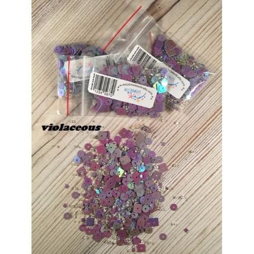 Auzz Trinklets N Krafts Shaker Mix violaceous