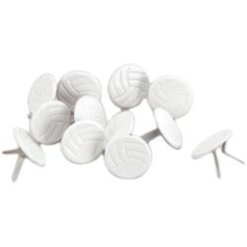 Eyelet Outlet Shape Brads 12/Pkg VolleyBall