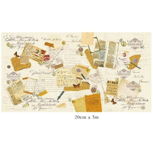 ATK Washi #Vintage Brown 20cm x 5m