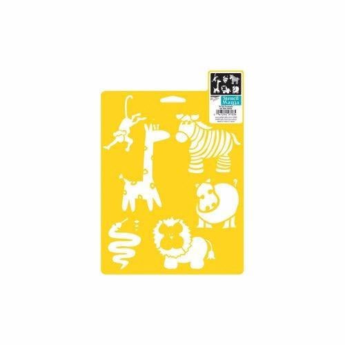 Stencil Mania Stencil 7"X10" Wild Animals