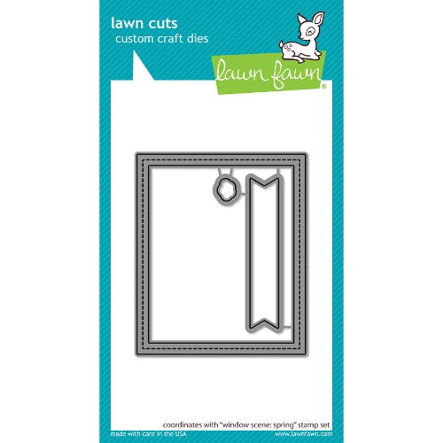 Lawn Cuts Custom Craft Die Window Scene: Spring