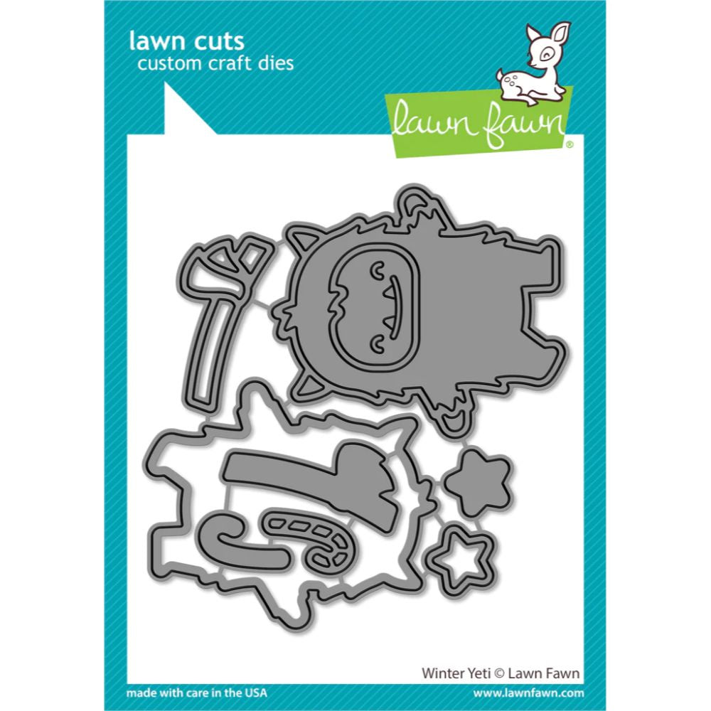 Lawn Fawn winter yeti