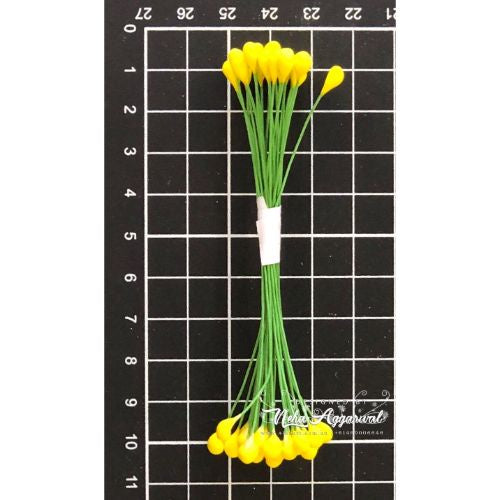 ATK Yellow Wire Stamen 1 Bunch