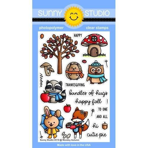 Sunny Studios WOODSY AUTUMN STAMPS