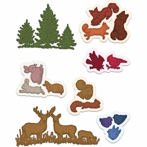 Heartfelt Creations Woodsy Critters Die HCD1-7124