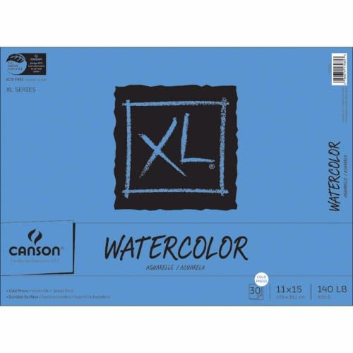 Canson XL Watercolor Paper Pad 11"X15" 30 Sheets