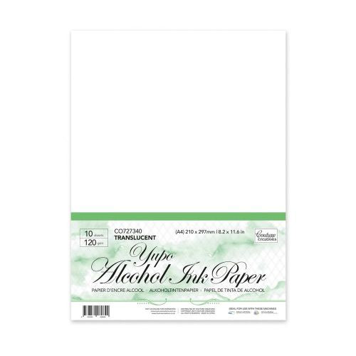 Couture Creation Yupo Paper - Transparent A4 - 120gsm (10 sheets per pack)