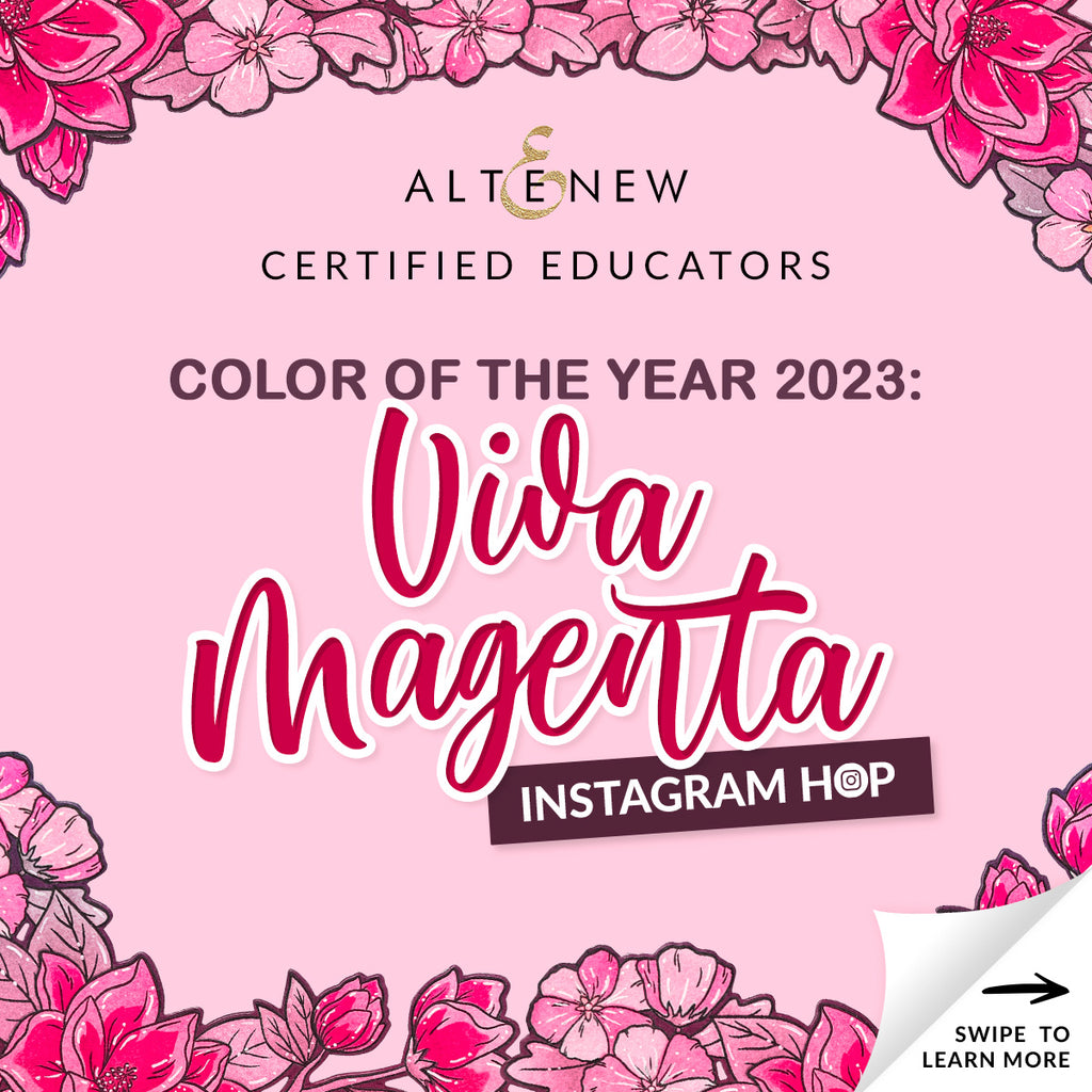 Altenew Insta Hop PANTONE - Color of the Year 2023 (Viva Magenta)
