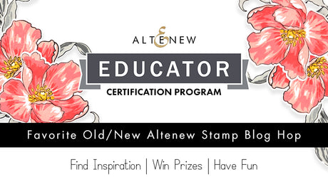 Altenew Educators "Favorite Old/New Altenew Stamp" Blog Hop and Linky Party + Giveaway