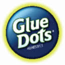 Glue dots