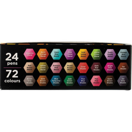 Spectrum Noir Triblend Markers 24/Pkg Deep Blends postage as per actual