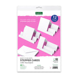 Katy Sue Stepper Cards & Envelopes - Mixed Styles - Pack of 12