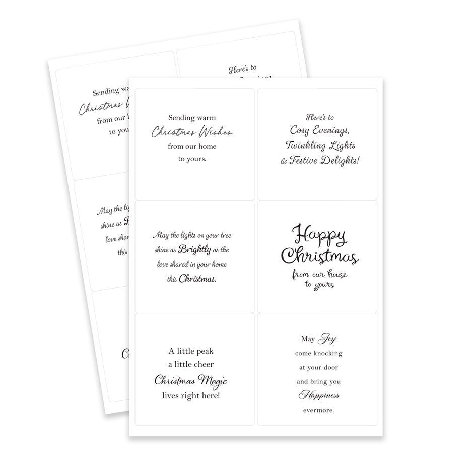 Katy Sue Designs From Our House To Yours at Christmas Peelables, 48 Stickers