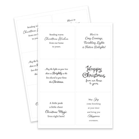 Katy Sue Designs From Our House To Yours at Christmas Peelables, 48 Stickers