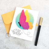 Hero Arts Varying Butterfly Wings Fancy Dies from the Chasing Rainbows Collection