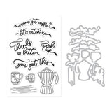 Hero Arts Perk Up Stamp & Cut Set