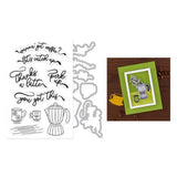 Hero Arts Perk Up Stamp & Cut Set