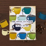 Hero Arts Bring Coffee Clear Stamp Set