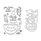 Hero Arts Coffee or Tea Stamp & Cut