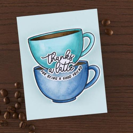 Hero Arts Coffee or Tea Stamp & Cut