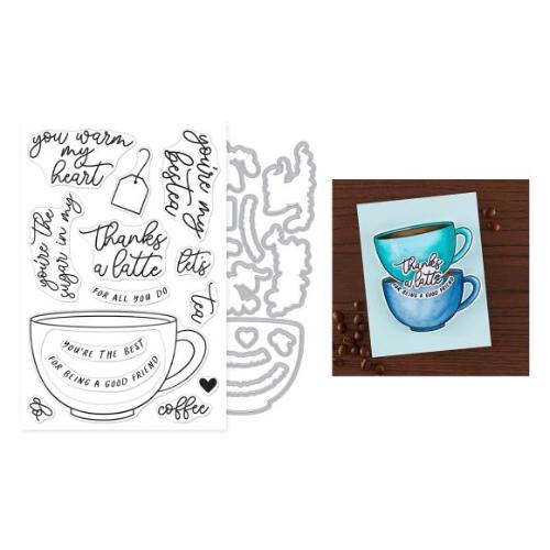 Hero Arts Coffee or Tea Stamp & Cut