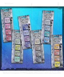 Tim Holtz Distress Mini Oxide Ink Pads Kit 1,2,3,4,5,6 Bundle 4/pkg postage as per actual