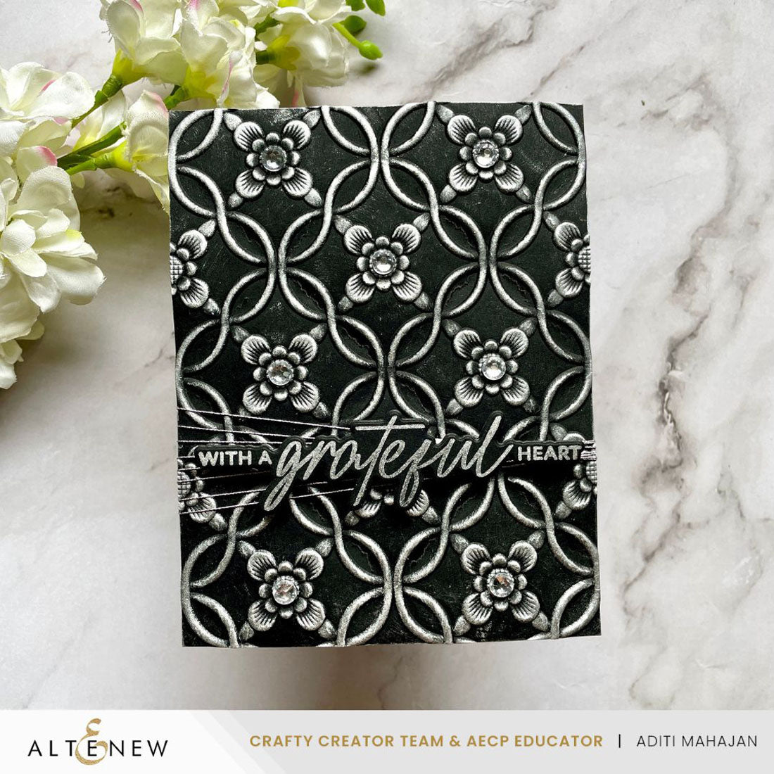 Altenew Botanical Rails 3D Embossing Folder