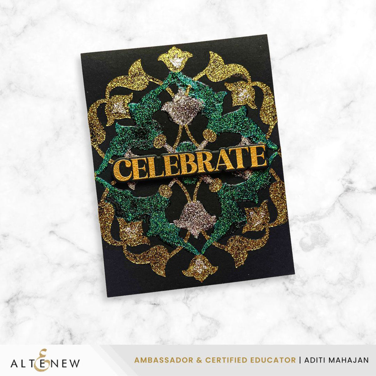 Altenew Gold Glitter Relief Paste