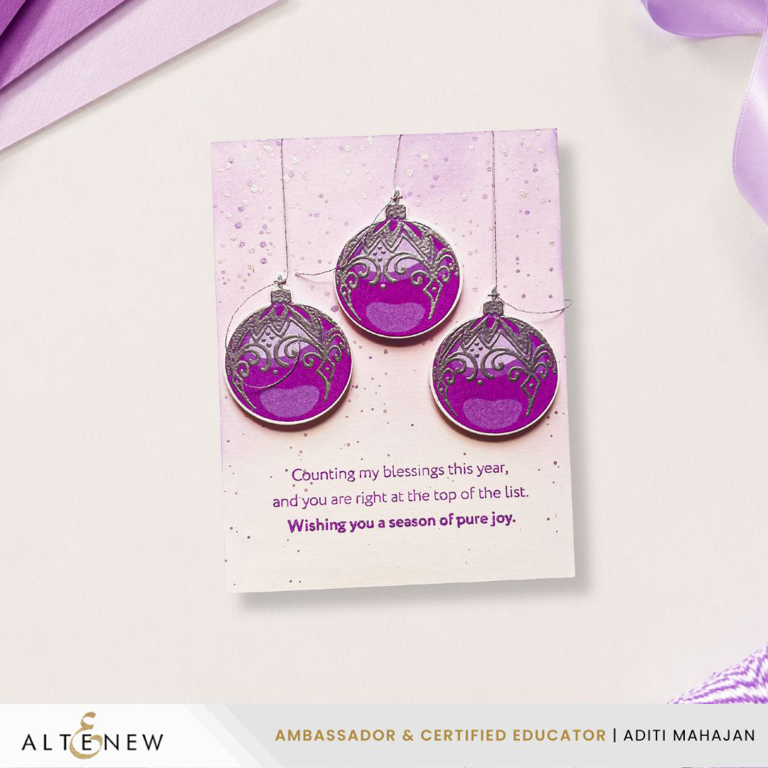 Altenew Holiday Messages Stamp Set
