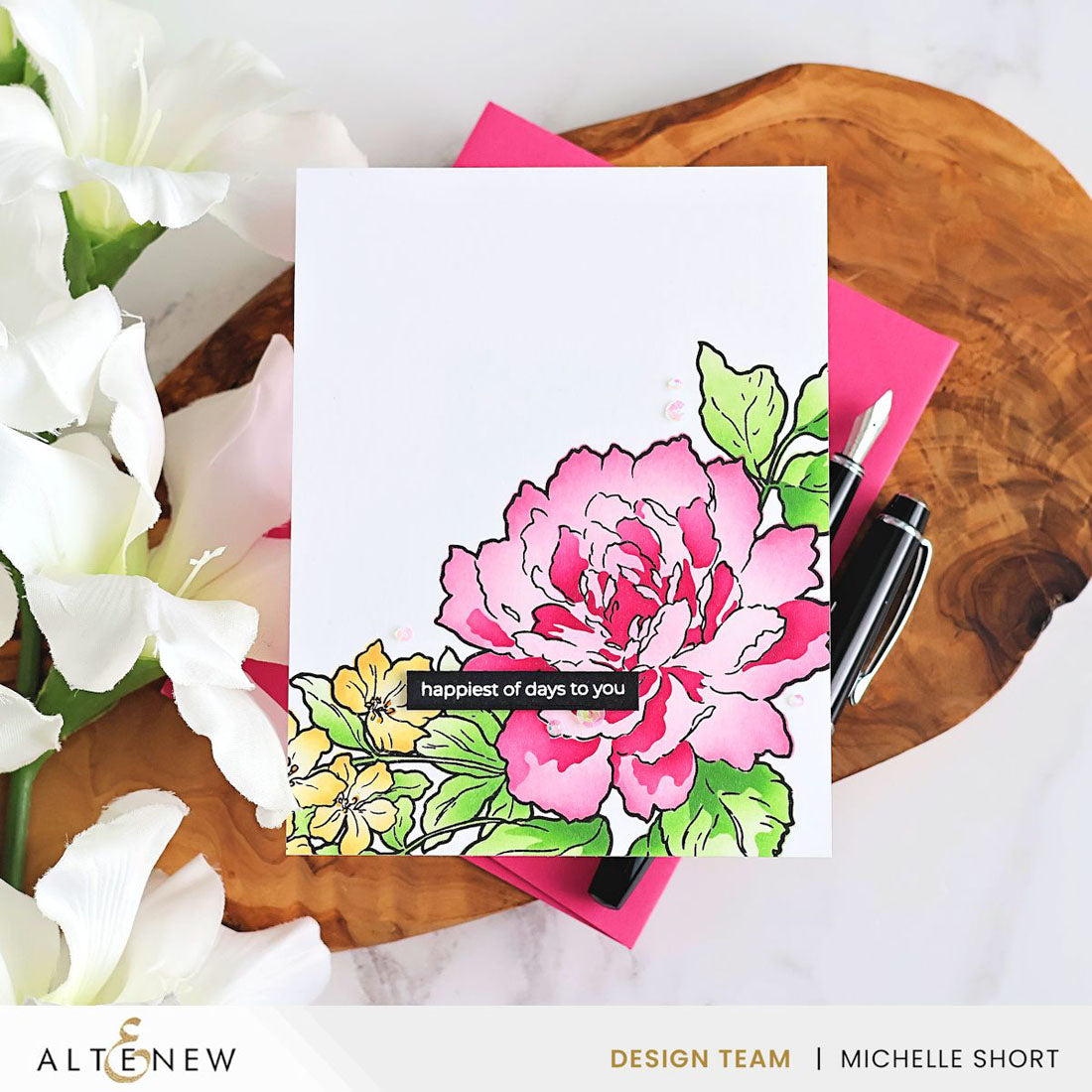 Altenew Build-A-Garden: Garland Grace & Add-on Die Bundle