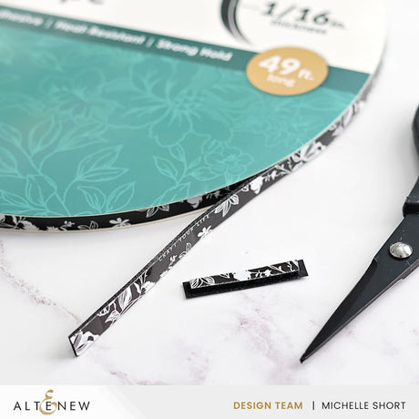 Altenew Black Instant Dimension Foam Tape – 1/16" x 1/4" x 15m postage as per actuals