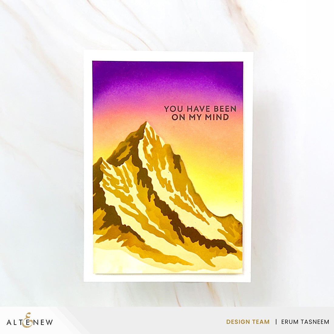 Altenew The Mountain Range Stencil Bundle - ALT11551BN