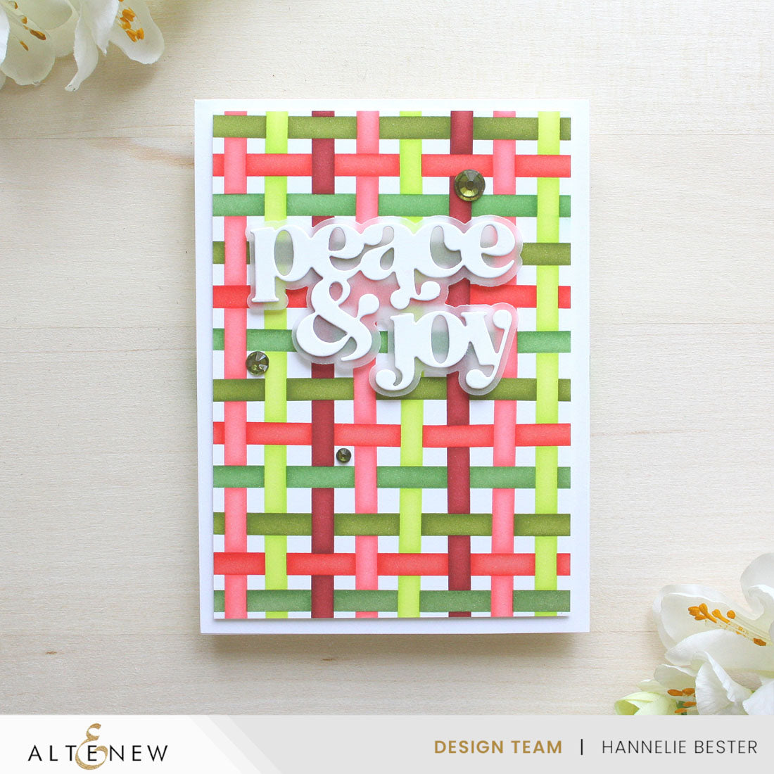 Altenew Woven Ribbon Builder Stencil Set (3 in 1)