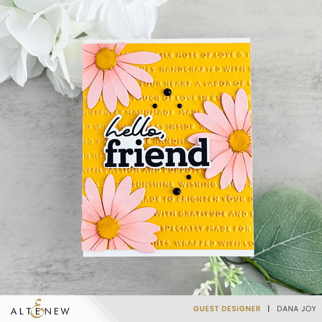 Altenew Handmade Happiness 3D Embossing Folder