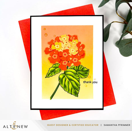 Altenew Mini Delight: Blooming Lantana Stamp & Die Set
