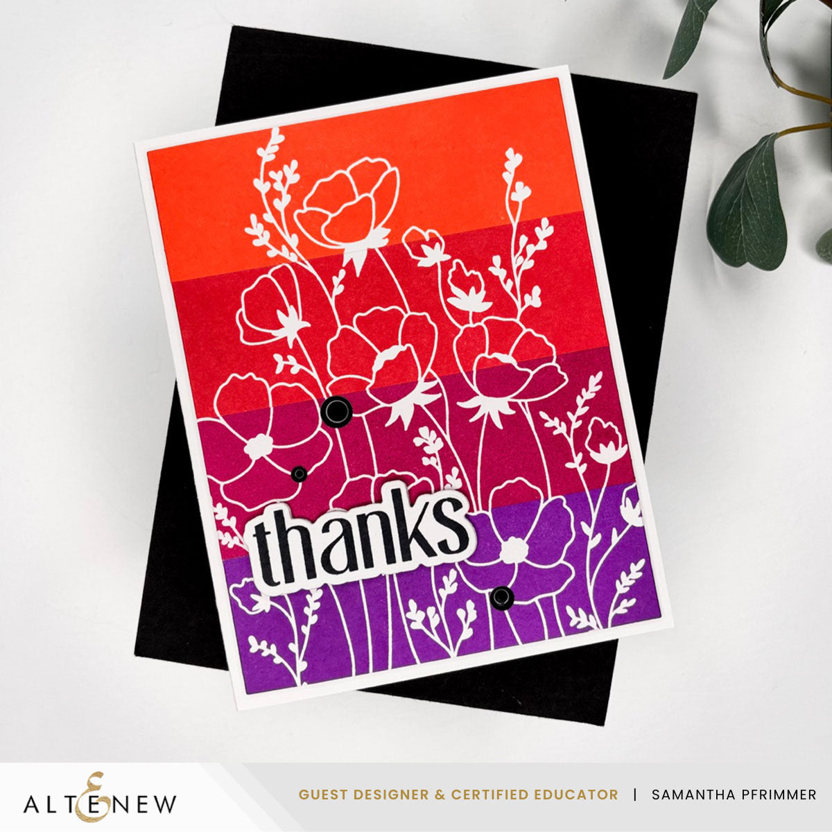 Altenew Wildflower Whispers Press Plate
