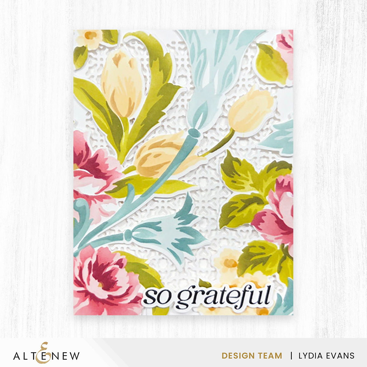 Altenew Build-A-Garden: Flourished Flora & Add-On Die Bundle
