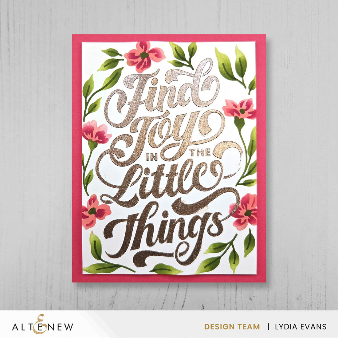 Altenew Find Joy Layering Stencil Set (4 in 1)