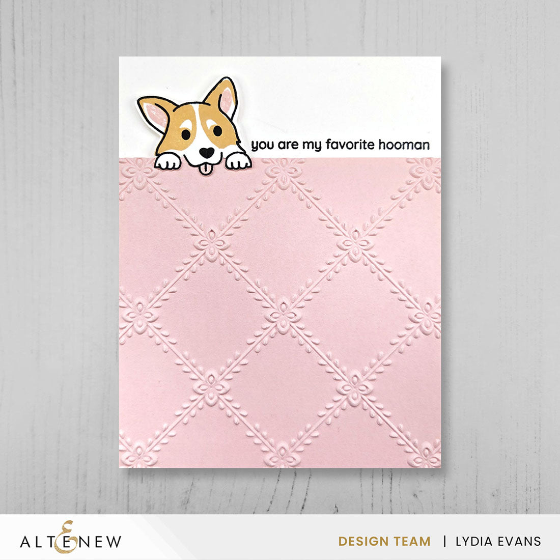 Altenew Crisscross Blooms 3D Embossing Folder