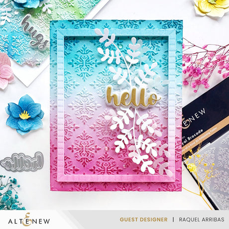 Altenew Royal Brocade 3D Embossing Folder