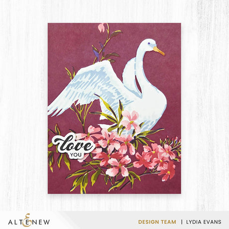 Altenew Stencil Art: Swan Serenade Layering Stencil Set (6 in 1)
